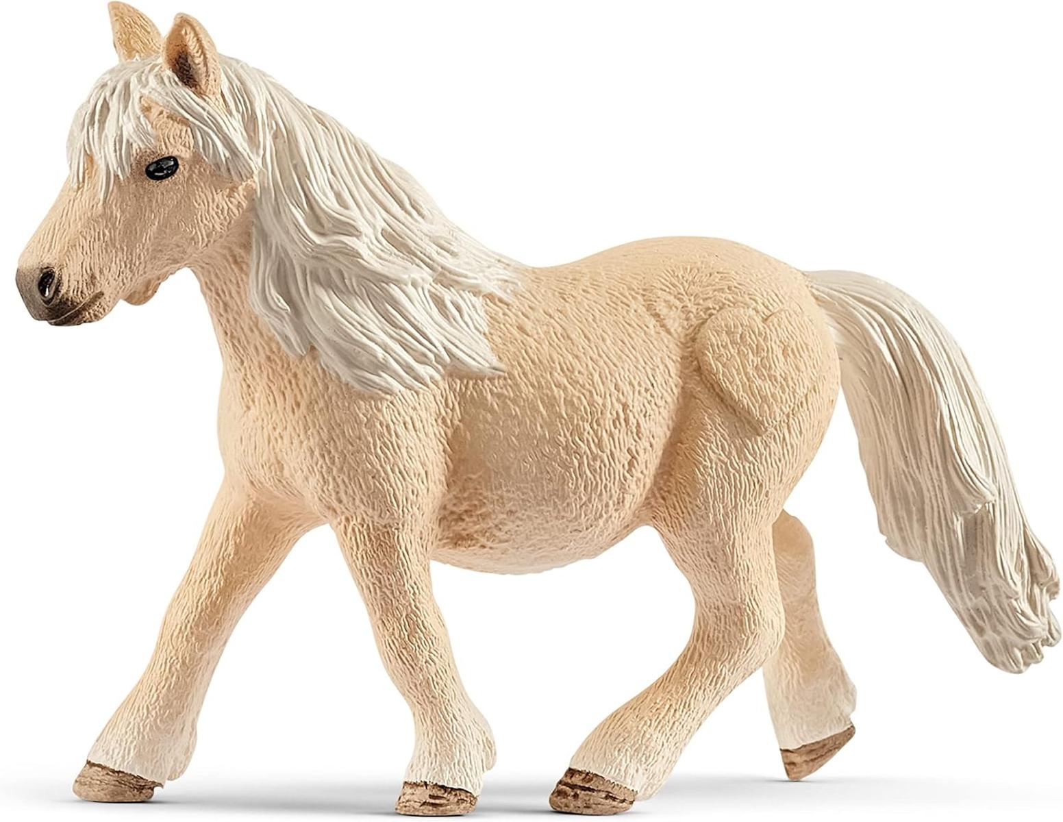 SCHLEICH 42484 Pony Flattervorhang, ab 3 Jahren, Farm World - Spielset, 11 Teile