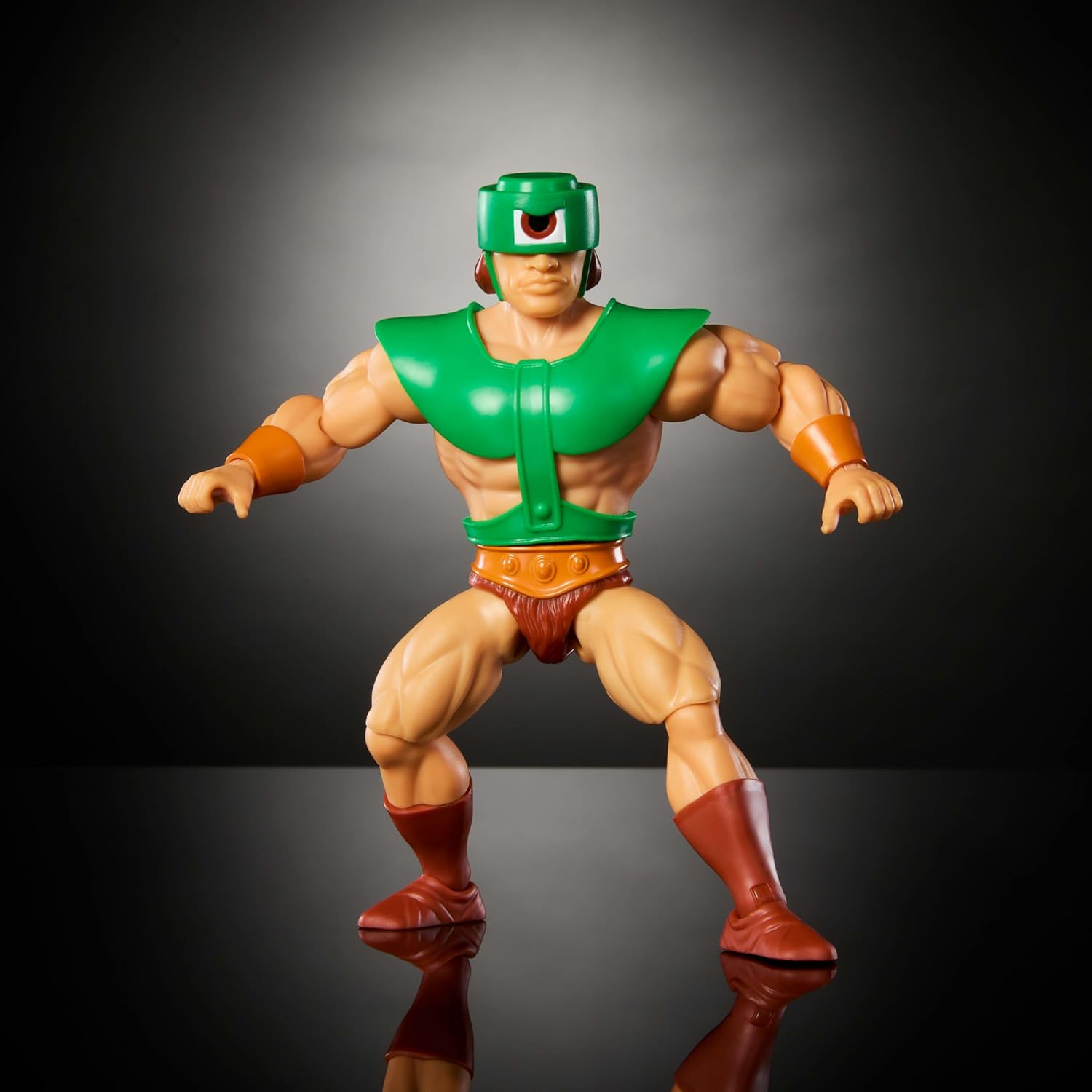 Masters of the Universe Origins Actionfigur Tri-Klops aus der Cartoon-Kollektion, ca.14 cm groß, der Mann mit dem Radarauge aus der TV-Serie der 1980er, Gestaltung und Zubehör mit vielen Details,JBM81