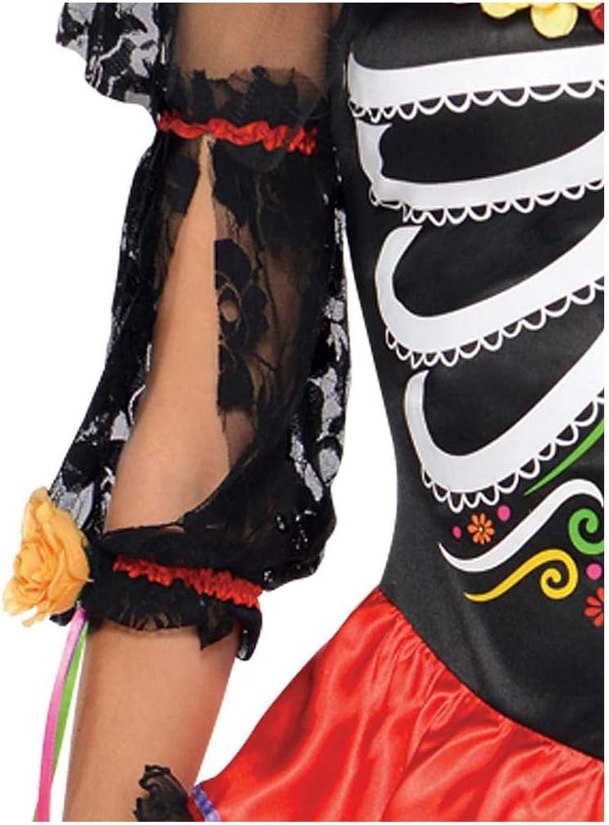 amscan Halloween Senorita am Tag der Toten Erwachsenenkostüm M