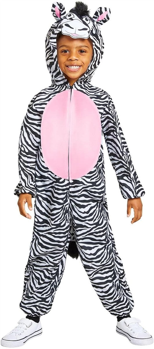amscan gestreiftes Zebra Kostüm für Kinder 8-10 Jahre