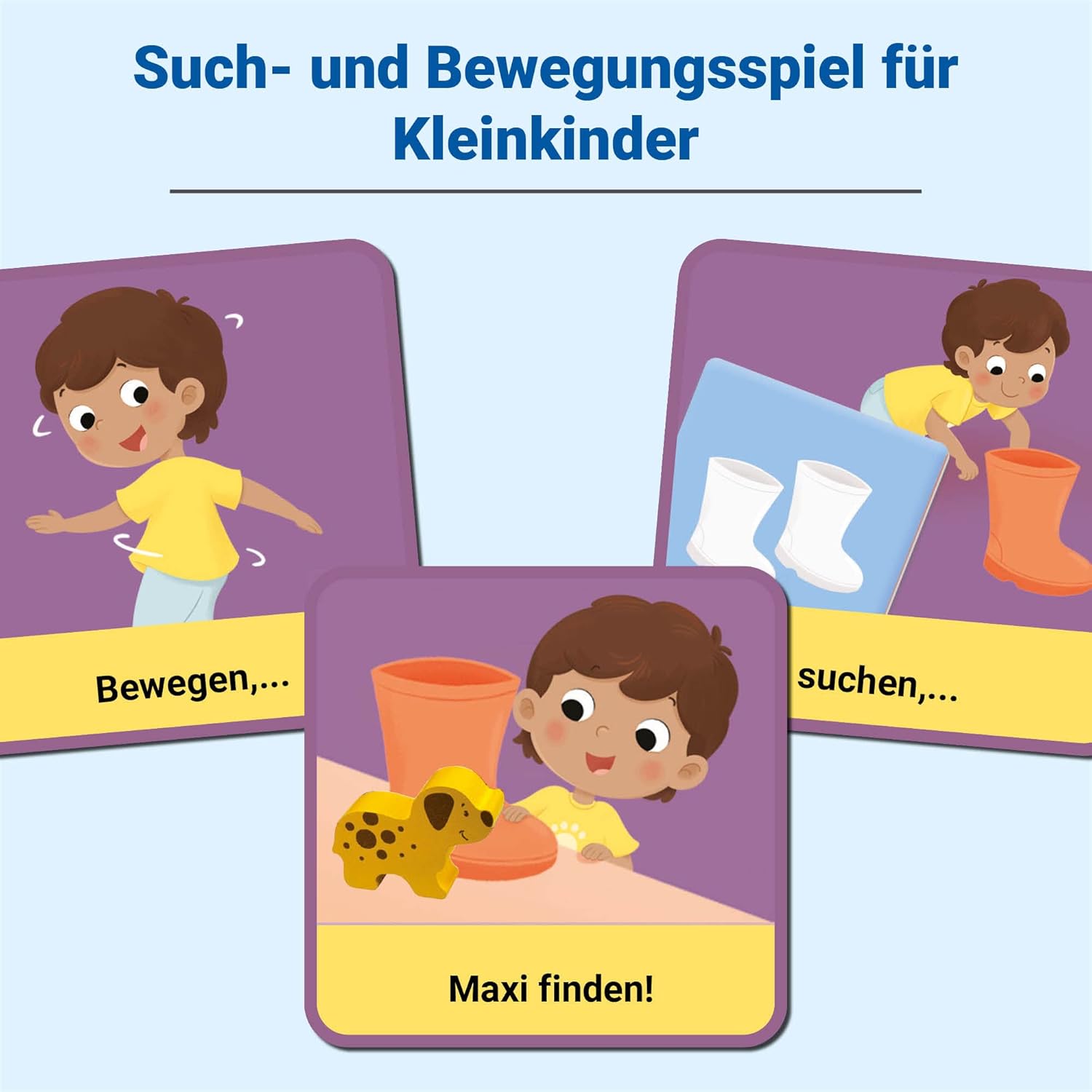 Ravensburger 24737 - Finde Maxi! - Lernspiel für Kinder ab 2,5 Jahren, Spielend Erstes Lernen für 1-2 Spieler