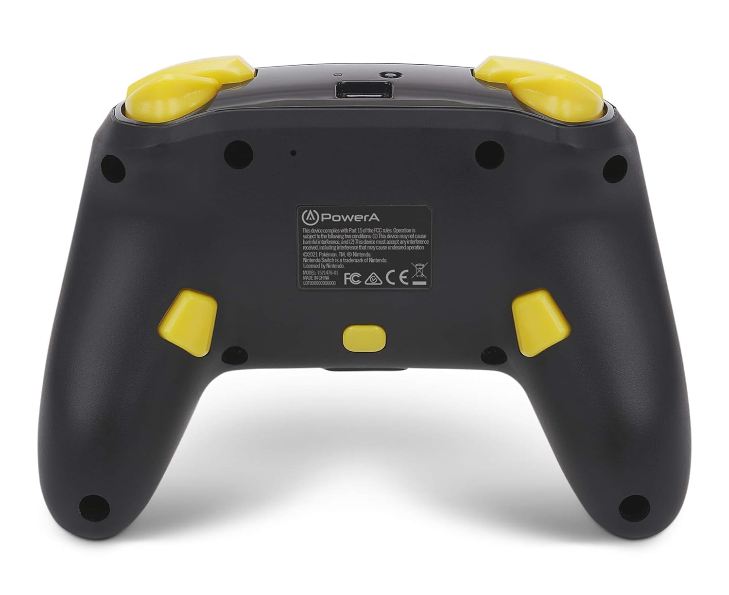 Kabelloser PowerA-Controller für Nintendo Switch - Pikachu 025, Nintendo Switch Lite, Gamepad, Spiele-Controller, Bluetooth-Controller, Aufladbar, Offiziell Lizenziert