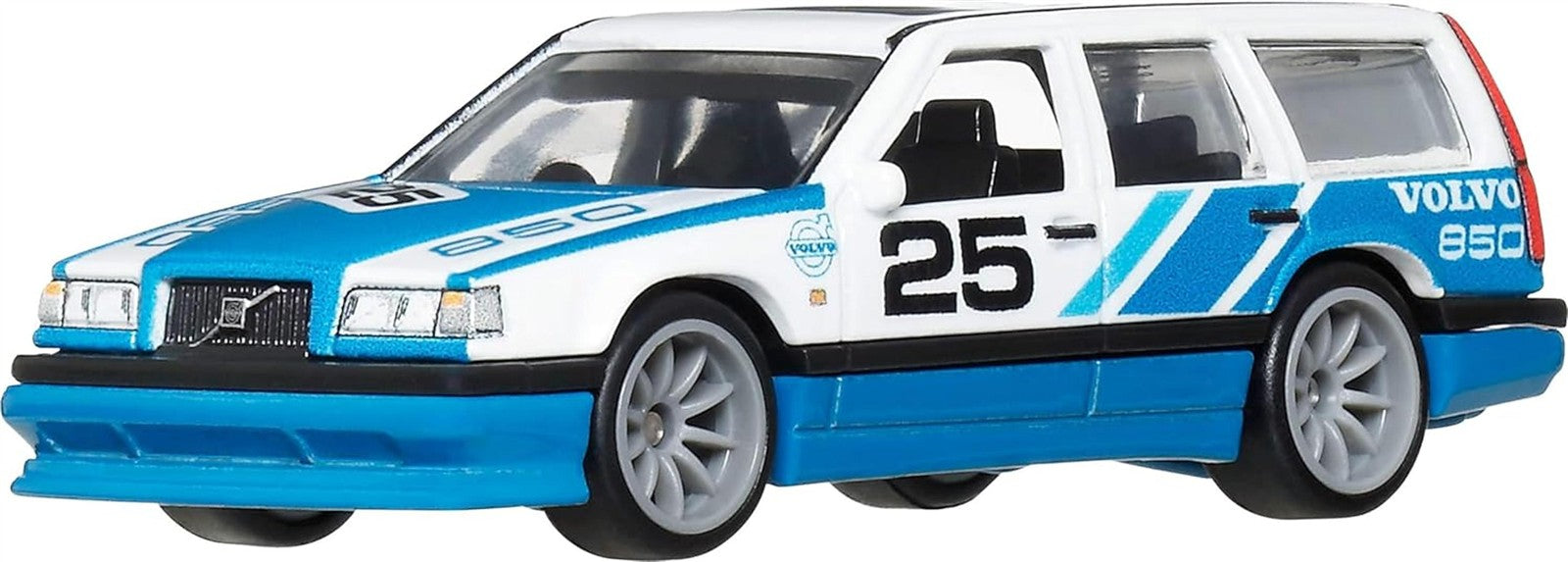 Hot Wheels Premium Car Culture Spielzeugauto im Maßstab 1:64 Druckguss Volvo 850 Kombi Fast Wagons Fahrzeug mit echten Riders Reifen