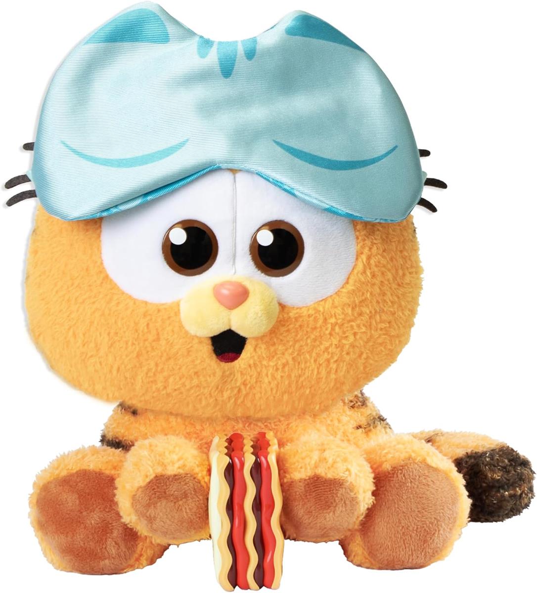 Animagic Baby Garfield, Interaktives Stofftier, Für Kinder ab 3 Jahren, Kuscheliger Garfield Kater, Lass ihn Essen und schlafen, Sensorische Erfahrung
