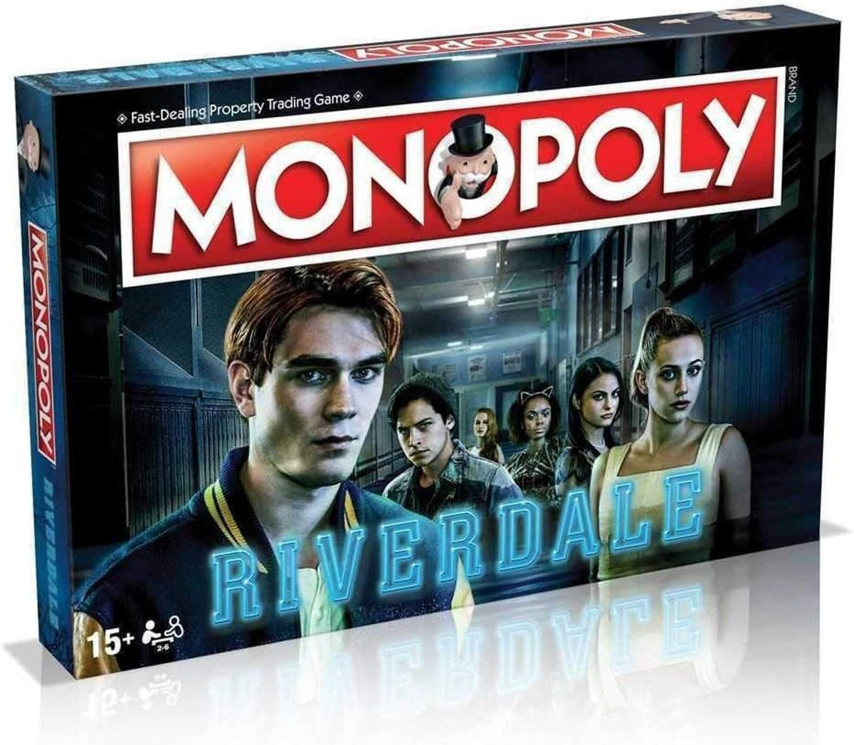 Hasbro Riverdale Monopoly-Brettspiel, Join Veronica, Archie, Jughead, Betty, Cheryl und Pop, Advance to Sunnyside Trailer Park, Sweetwater River und The Pembrooke, für Spieler ab 8 Jahren