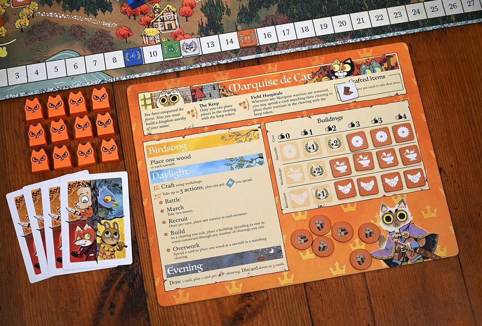 Leder Games , Root: A Game of Woodland Might & Right, Board Game 10+  2-4 Spieler 60-90 Spielzeit; Englisch