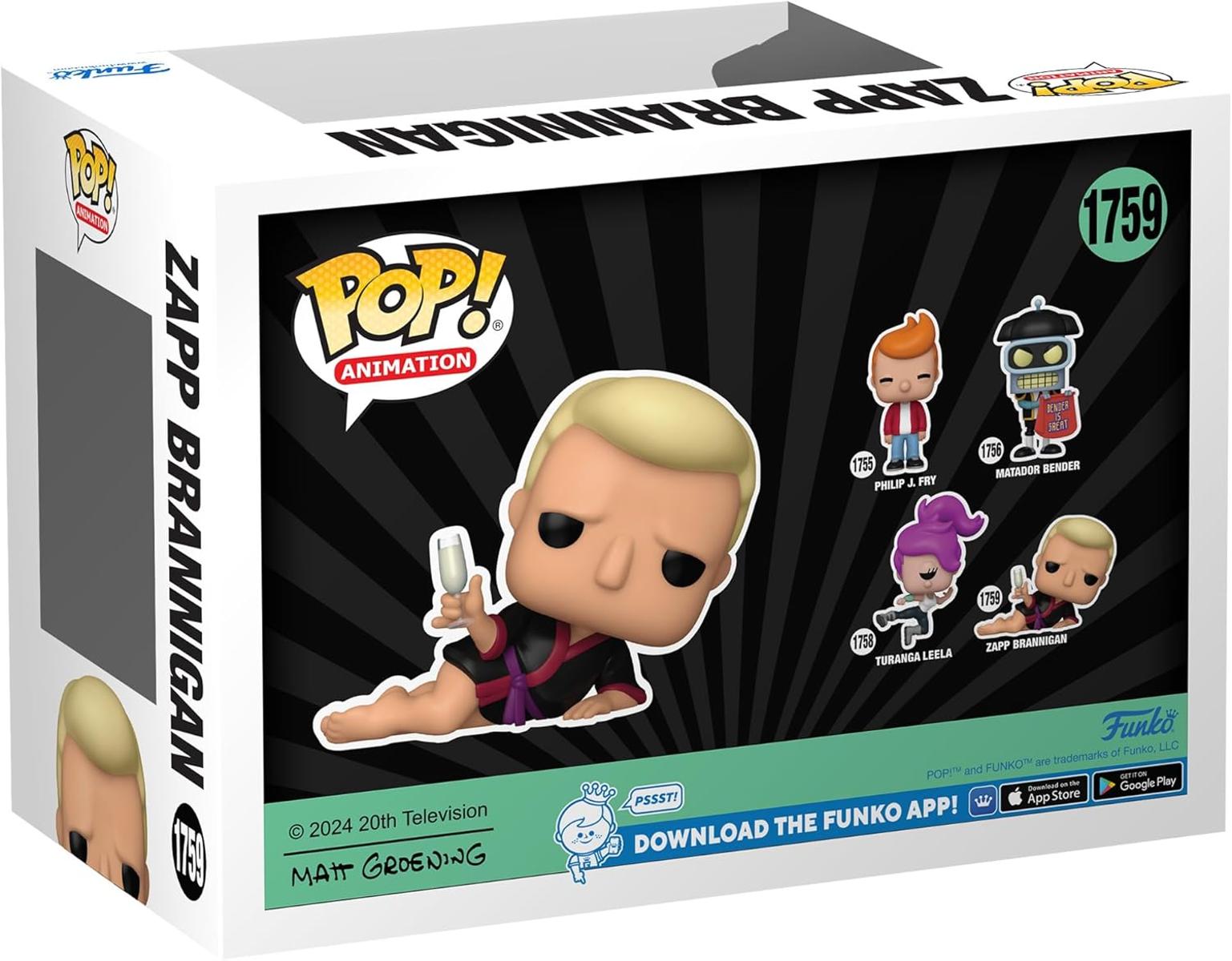 Funko POP! TV: Futurama - Zapp Brannigan - Vinyl-Sammelfigur - Geschenkidee - Offizielle Handelswaren - Spielzeug Für Kinder und Erwachsene - TV Fans - Modellfigur Für Sammler und Display