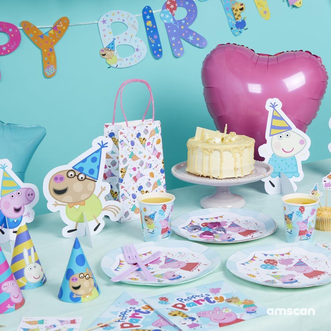Amscan 9918339 – Peppa Pig Servietten für Kindergeburtstag, Party, 16 Stück