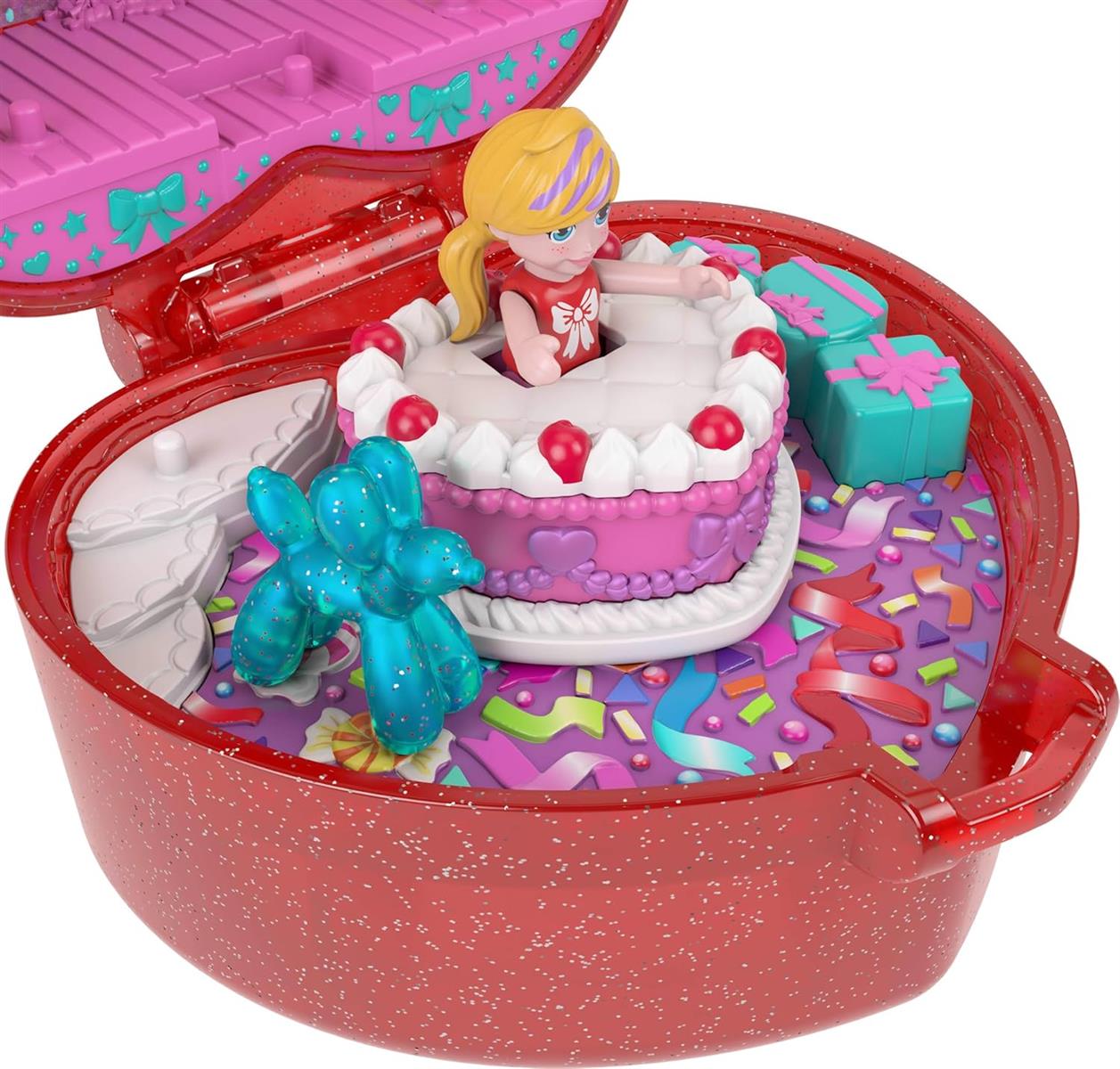 Polly Pocket Schatullen-Spielset Schmuckkästchen mit Puppe 4+ JGK21