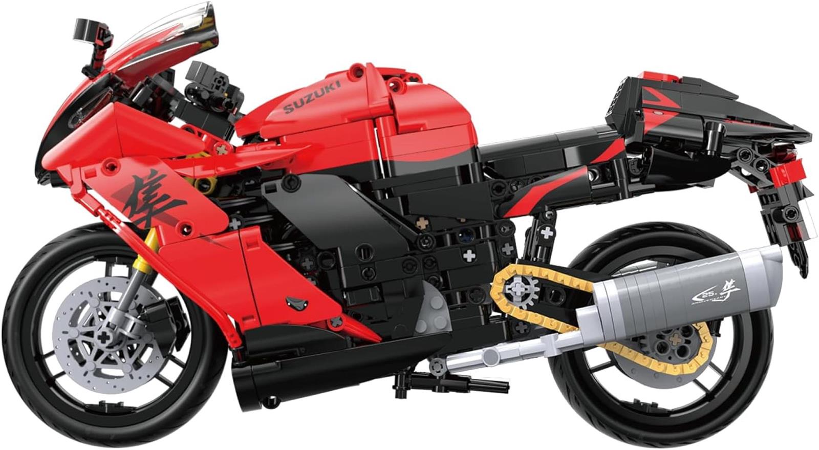 CADA Suzuki Hayabusa – 1043 Teile – Motorrad im Maßstab 1:6 – (DeQuBe 927DE64051)