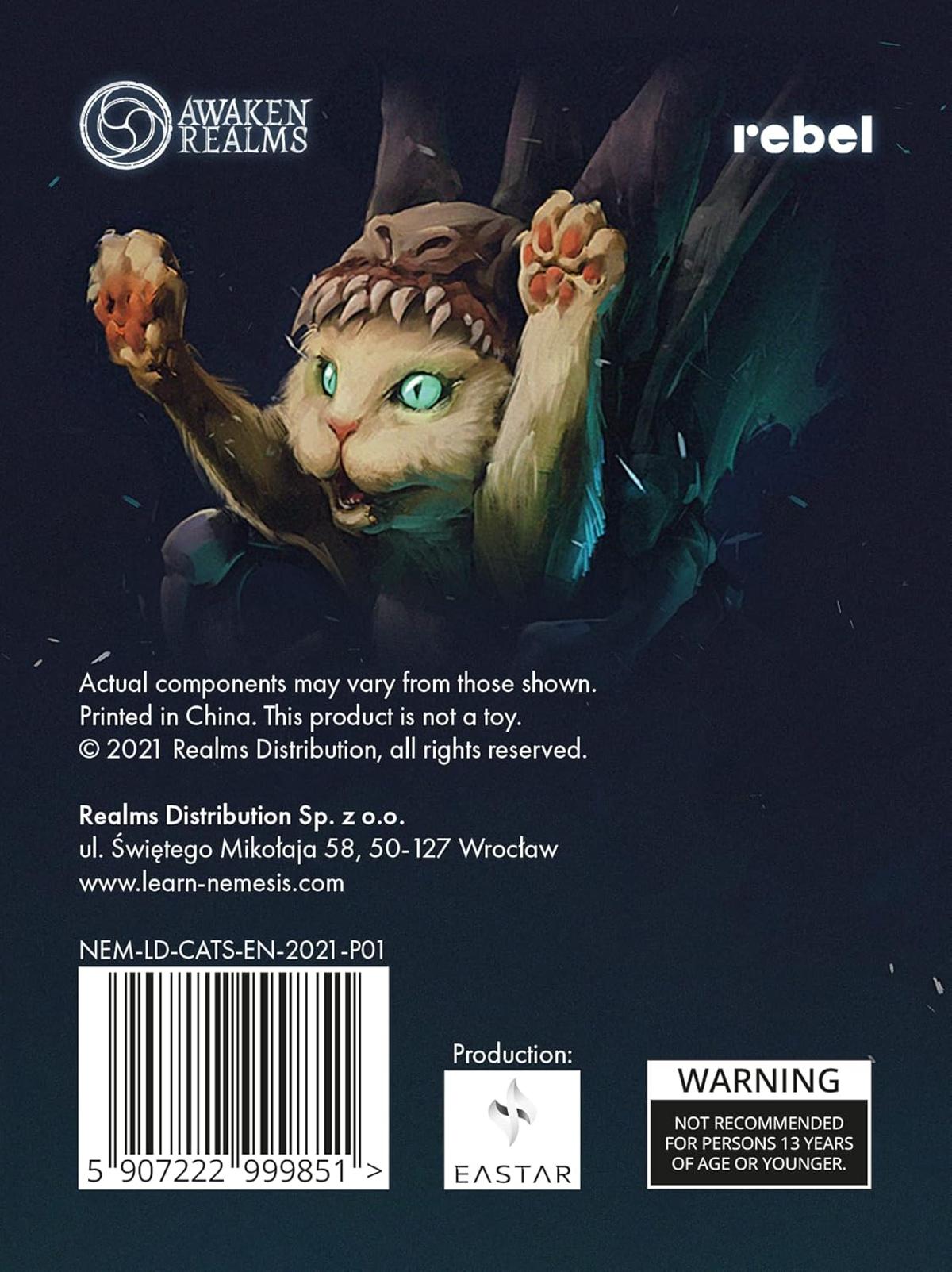 Awaken Realms, Nemesis: Lockdown – New Cats, Erweiterung, Expertenspiel, Dungeon Crawler, 1-5 Spieler, Ab 14+ Jahren, 60-180 Minuten, Deutsch, Mehrsprachig
