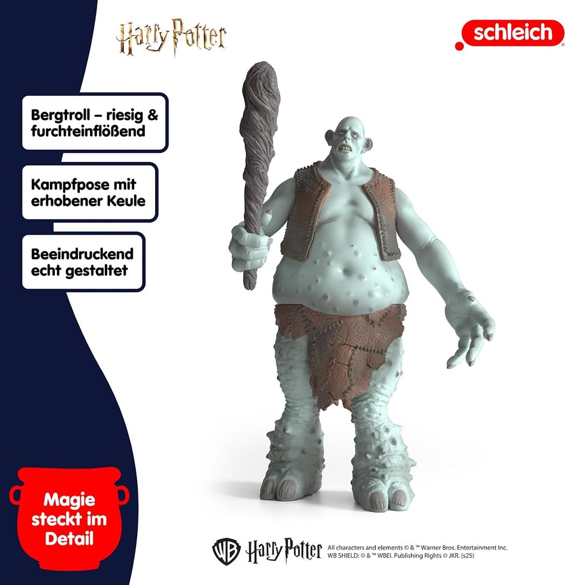 schleich 13994 Troll, ab 6 Jahren, Harry Potter - Spielfigur, 16 x 16 x 18 cm
