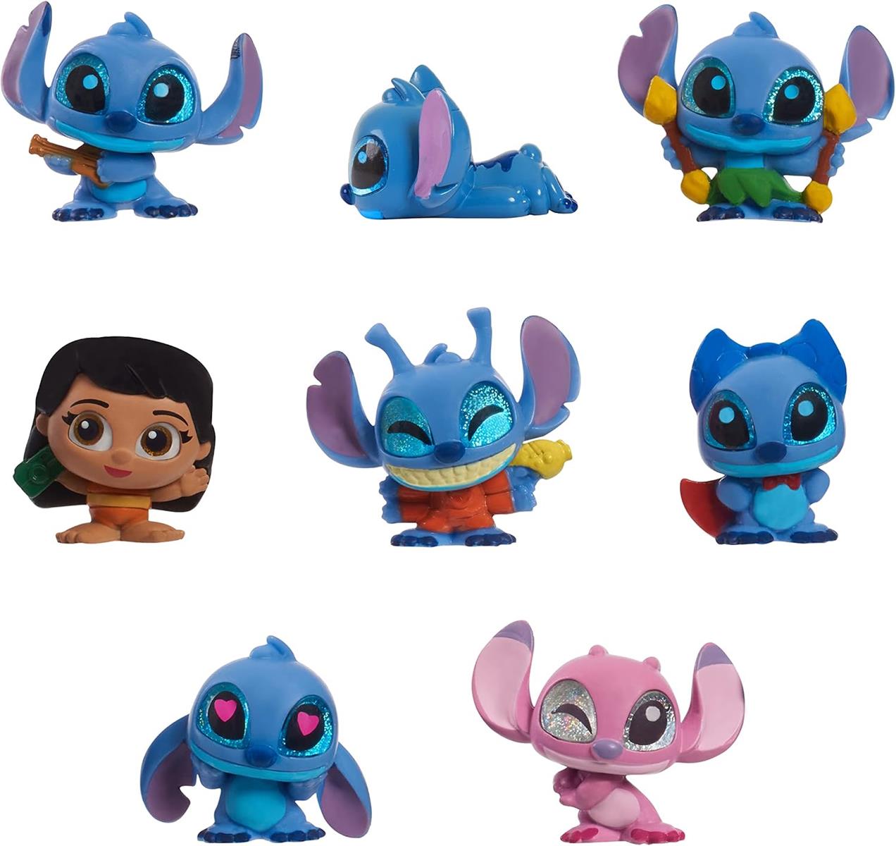 Just Play Disney Doorables Disney Stitch Sammeledition, 8 Exklusive Figuren, Disneyfans, Kinderspielzeug ab 5 Jahren