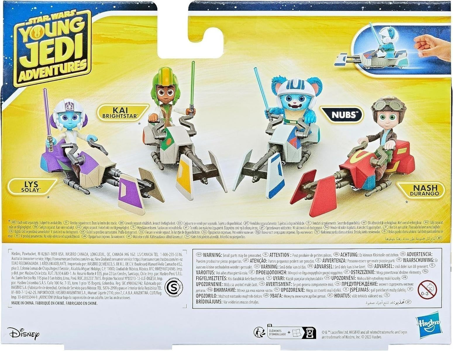 Star Wars Nubs Figur & Speeder Bike, Skala: 10 cm, Action-Figur & Fahrzeug, Spielzeug, Vorschulspielzeug für Kinder ab 3 Jahren