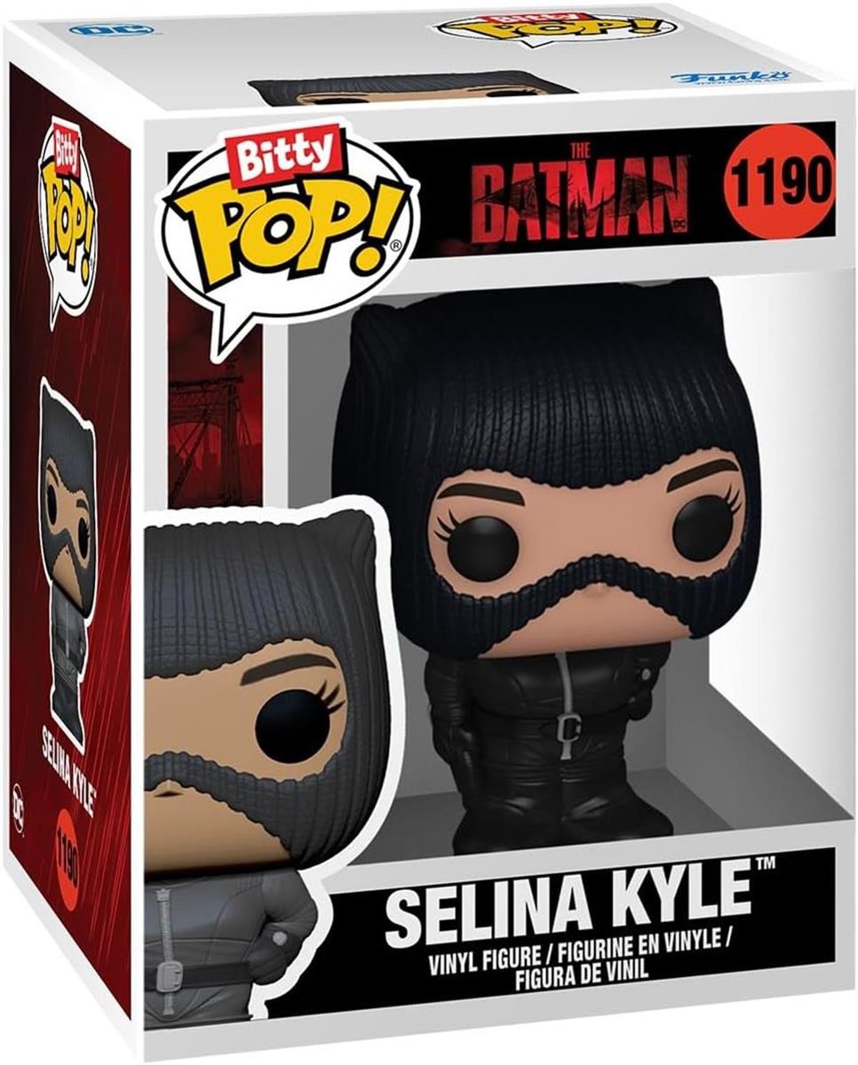 Funko Bitty Pop! Batman 85th - Catwoman 4PK und eine Überraschungs-Mini-Figur - 0.9 Inch (2.2 cm) - DC Comics Sammlerstück Stapelbares Display-Regal Inklusive