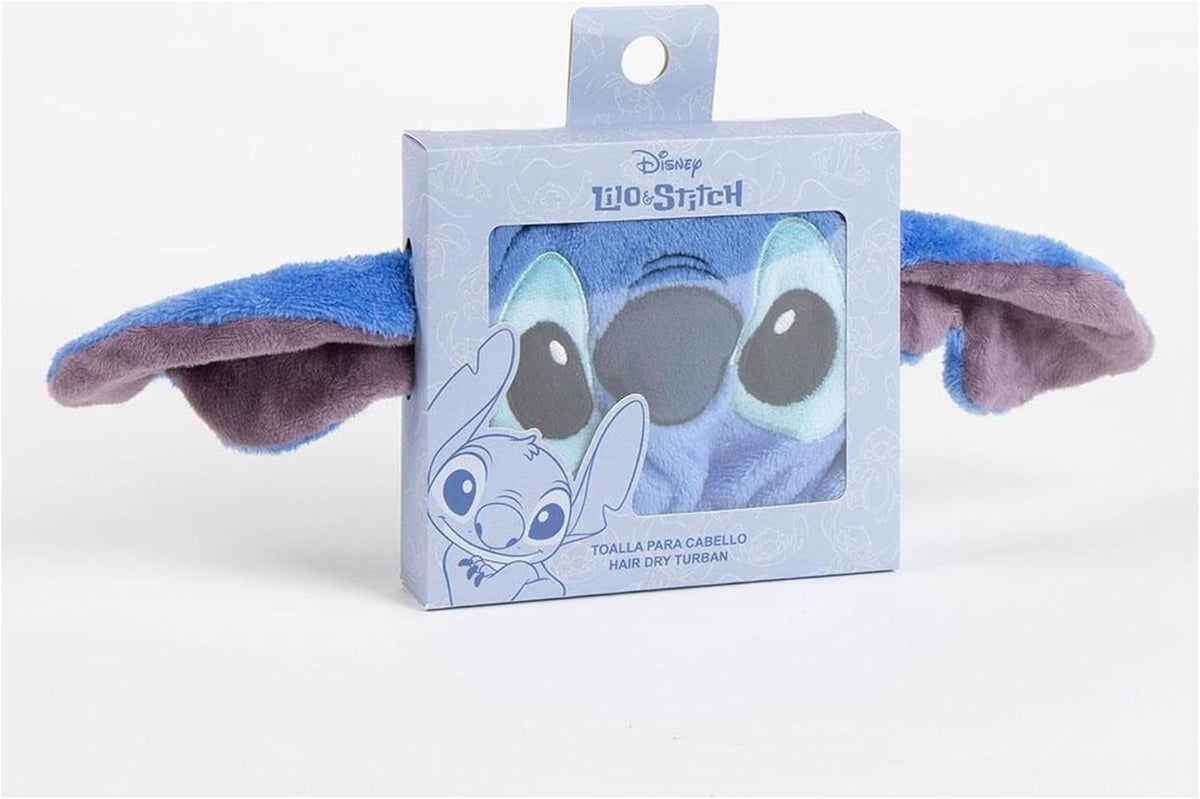 CERDÁ LIFE'S LITTLE MOMENTS Stitch Haartuch, schnell trocknend und weich, Stitch Deal Handtuch für Frauen und Mädchen, saugfähig und rutschfest