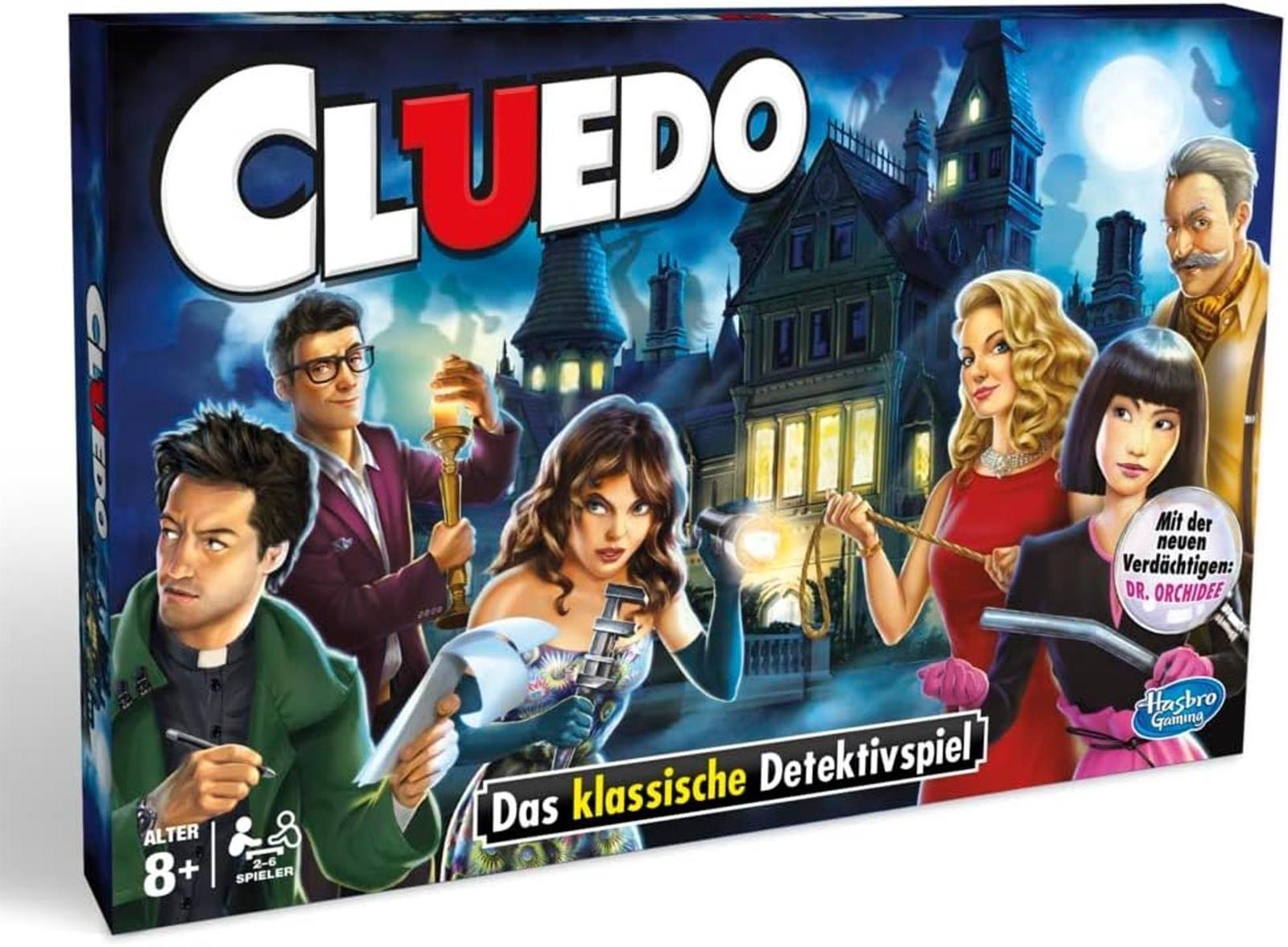 Hasbro Cluedo - spannendes Detektivspiel für die ganze Familie, 8 Jahre to 99 Jahre