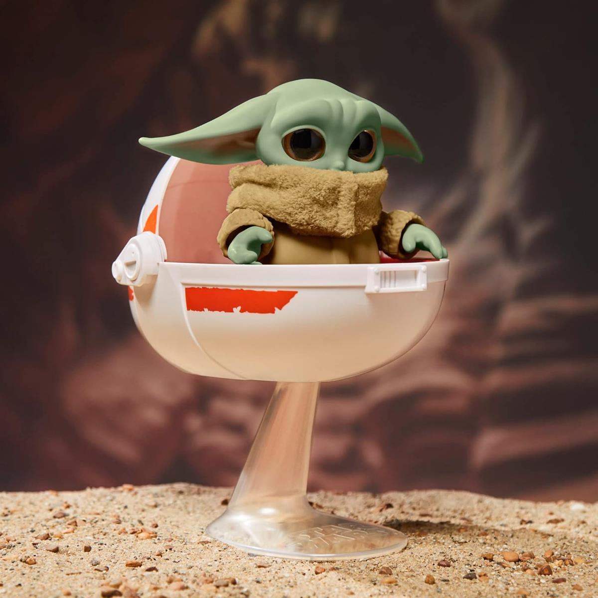 Star Wars Wild Ridin' Grogu Animatronik Spielzeug, über 25 Sound- und Bewegungskombinationen, Spielzeug für Kinder ab 4 Jahren