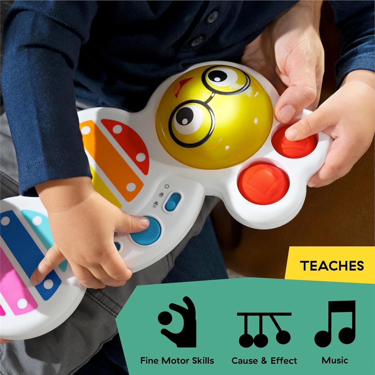 Baby Einstein Cal's Curious Keys Xylophon Musikspielzeug, Alter ab 12 Monate