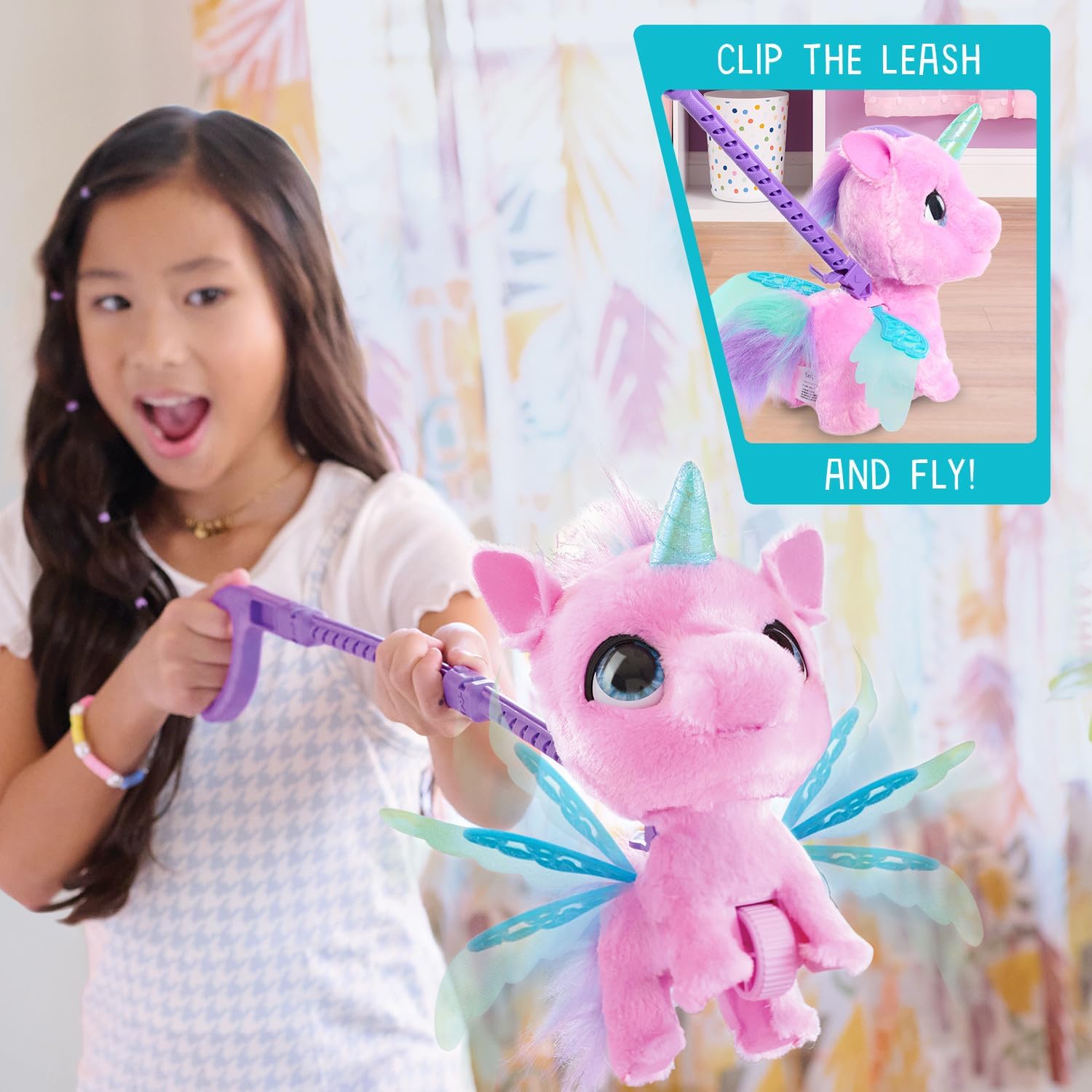 Just Play furReal Fly-A-Lots Alihorn Interaktives Spielzeug, Kinderspielzeug ab 4 Jahren