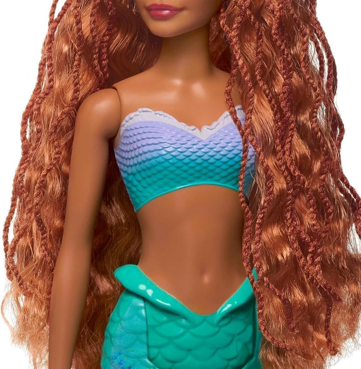 Mattel Disney Arielle Puppe Die kleine Meerjungfrau inspiriert vom Film The Little Mermaid Spielzeug beweglich Disney Geschenke Spielzeug ab 3 Jahre HLX08