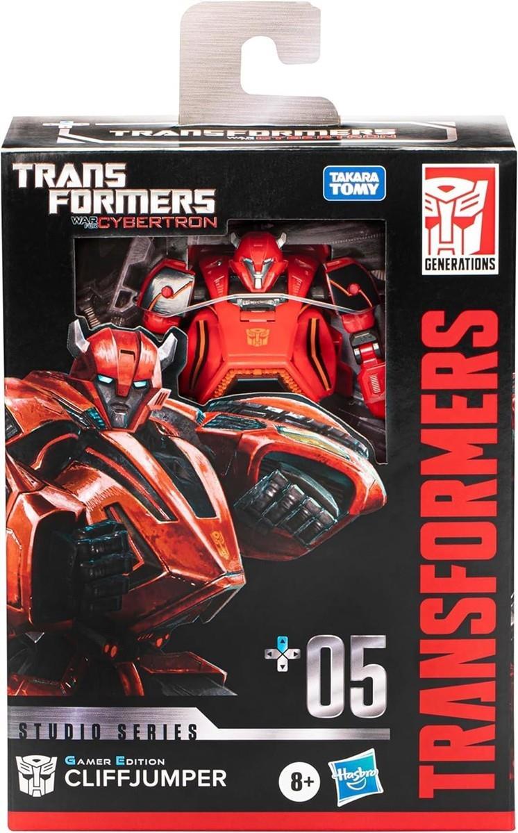 Transformers Studio Series Deluxe Kampf um Cybertron 05 Gamer Edition Cliffjumper Action-Figur, 11 cm