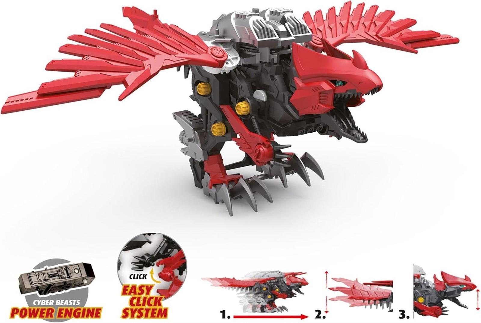 Revell Modellbau, CyberBeasts SkyBlade, Bausatz, Maßstab 1:48, 80 Teile, Bastelset ab 10 Jahren, Detailgetreues Modell, Fantasiefigur, Authentische Nachbildung