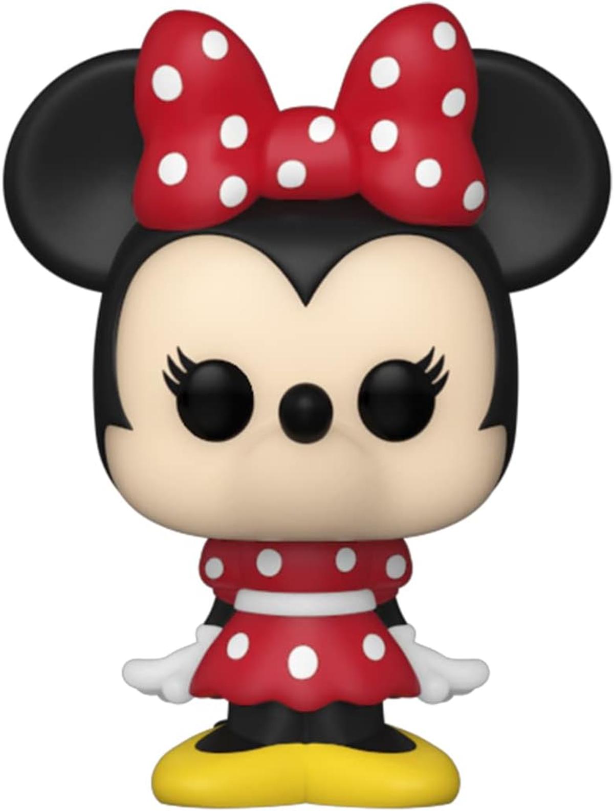 Funko Bitty Pop! Disney - Minnie Mouse (red Dress), Daisy Duck, Donald Duck und eine Überraschungs-Mini-Figur - 0.9 Inch (2.2 cm) Sammlerstück Stapelbares Display-Regal Inklusive - Geschenkidee