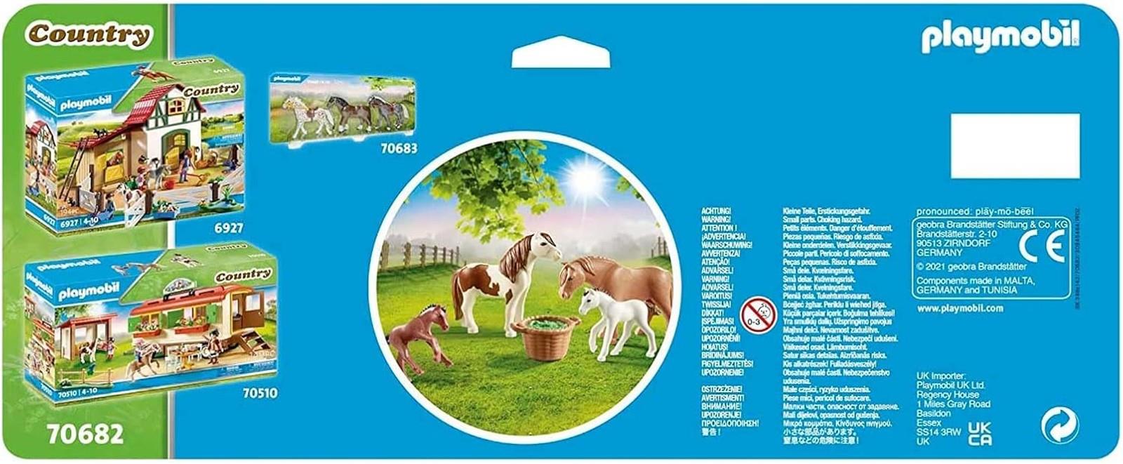 PLAYMOBIL Country 70682 Ponys mit Fohlen ab 4 Jahren