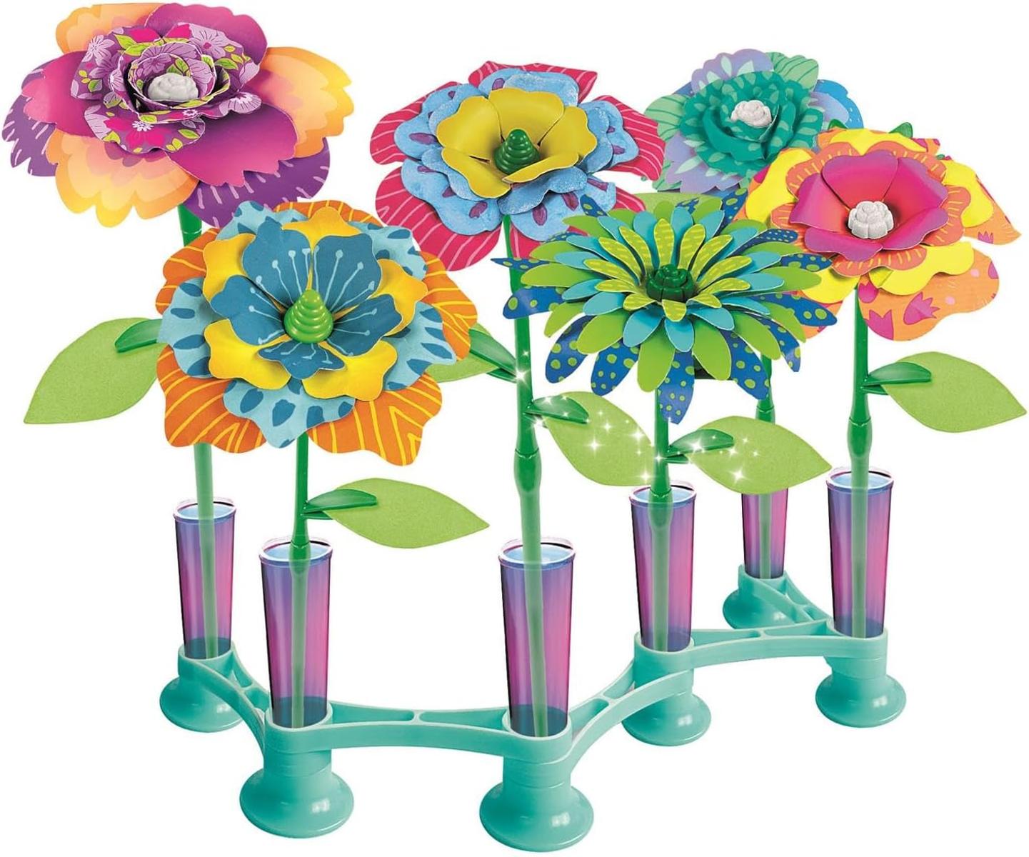 Clementoni IDEA Duftende Blumen-Kreationen - Bastelset für Kinder mit Blütenblättern, Stielen, Parfüm & anpassbarer Vase - Fördert Fantasie und Kreativität für Kinder ab 7 Jahren 18859