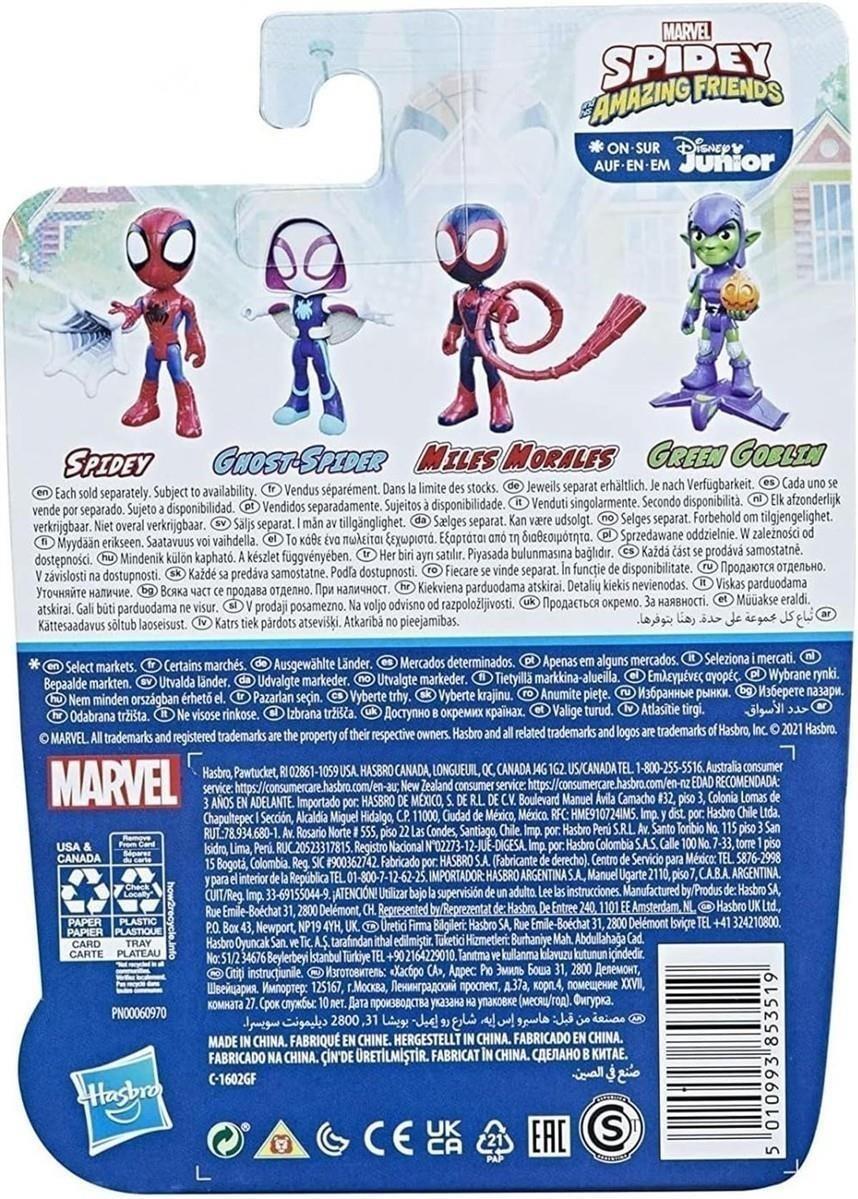 SPIDEY AND HIS AMAZING FRIENDS Marvel Miles Morales Figur 10 cm Action-Figur +1 Accessoire ab 3 Jahren