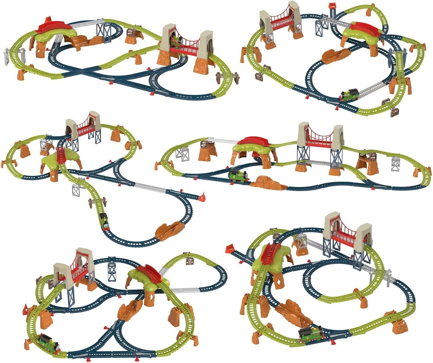 Thomas & Friends Percy 6-in-1 Spielzeugbahn für Kinder ab 3 Jahren