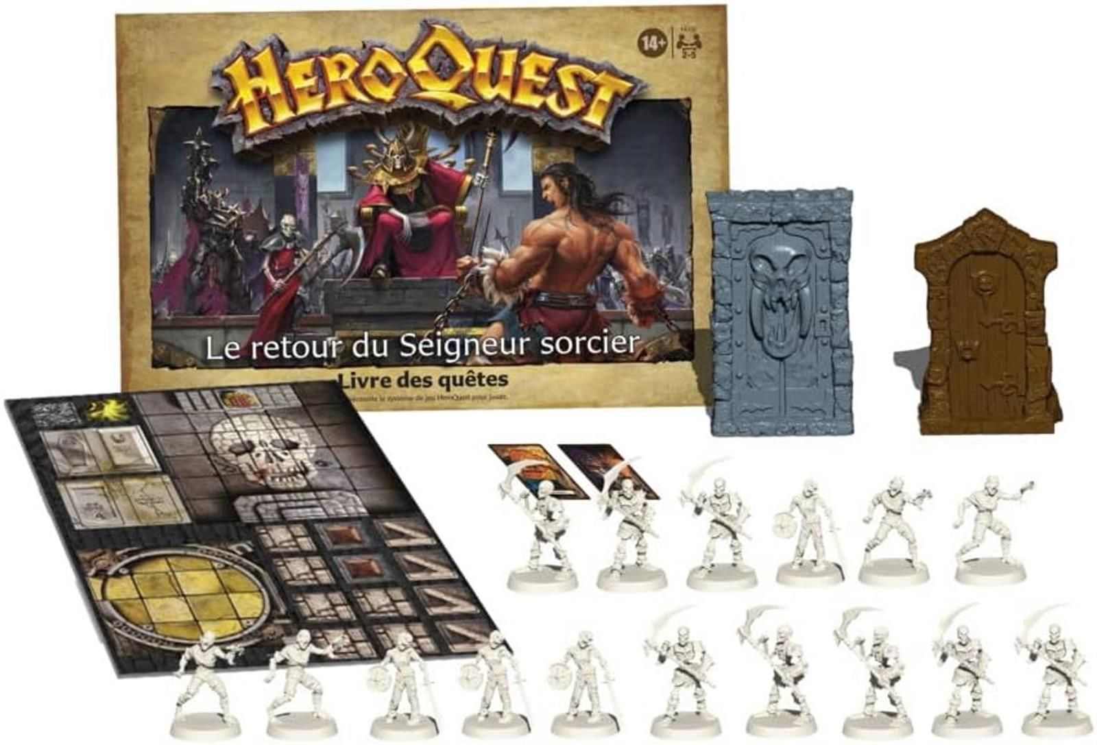 Avalon Hill HeroQuest, Erweiterung Der Rückkehr des Herr Hexer, ab 14 Jahren, HeroQuest Spielsystem erforderlich, F4193801, Mehrfarbig, one Size