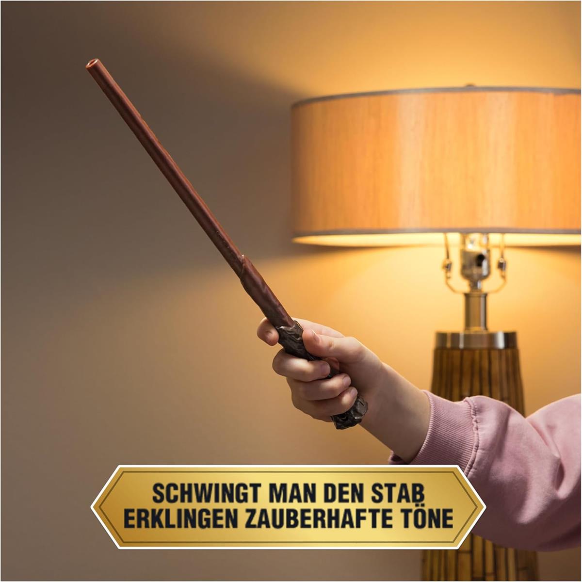 Harry Potter Zauberstab mit Vibrationseffekt und Sound ca. 31 cm für Kinder ab 6 Jahren Fanartikel