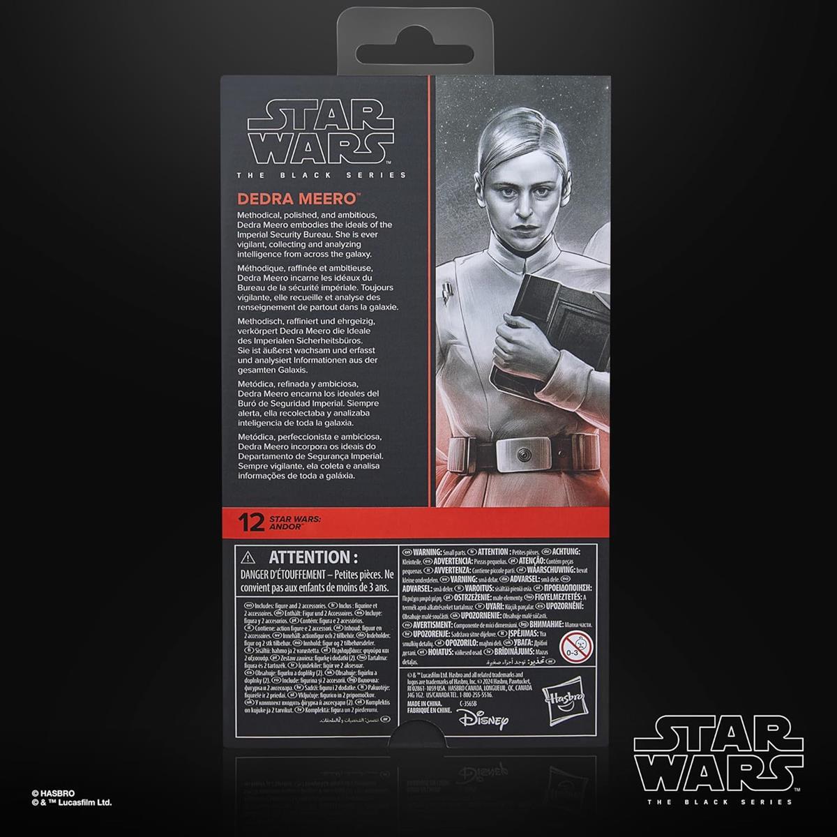 Star Wars The Black Series Dedra Meero Andor Action-Figur zum Sammeln, 15 cm