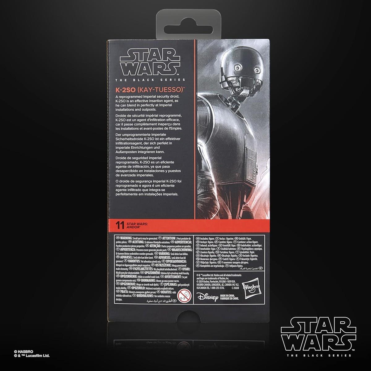 Star Wars The Black Series K-2SO (Kay-Tuesso) Andor Action-Figur zum Sammeln, 15 cm