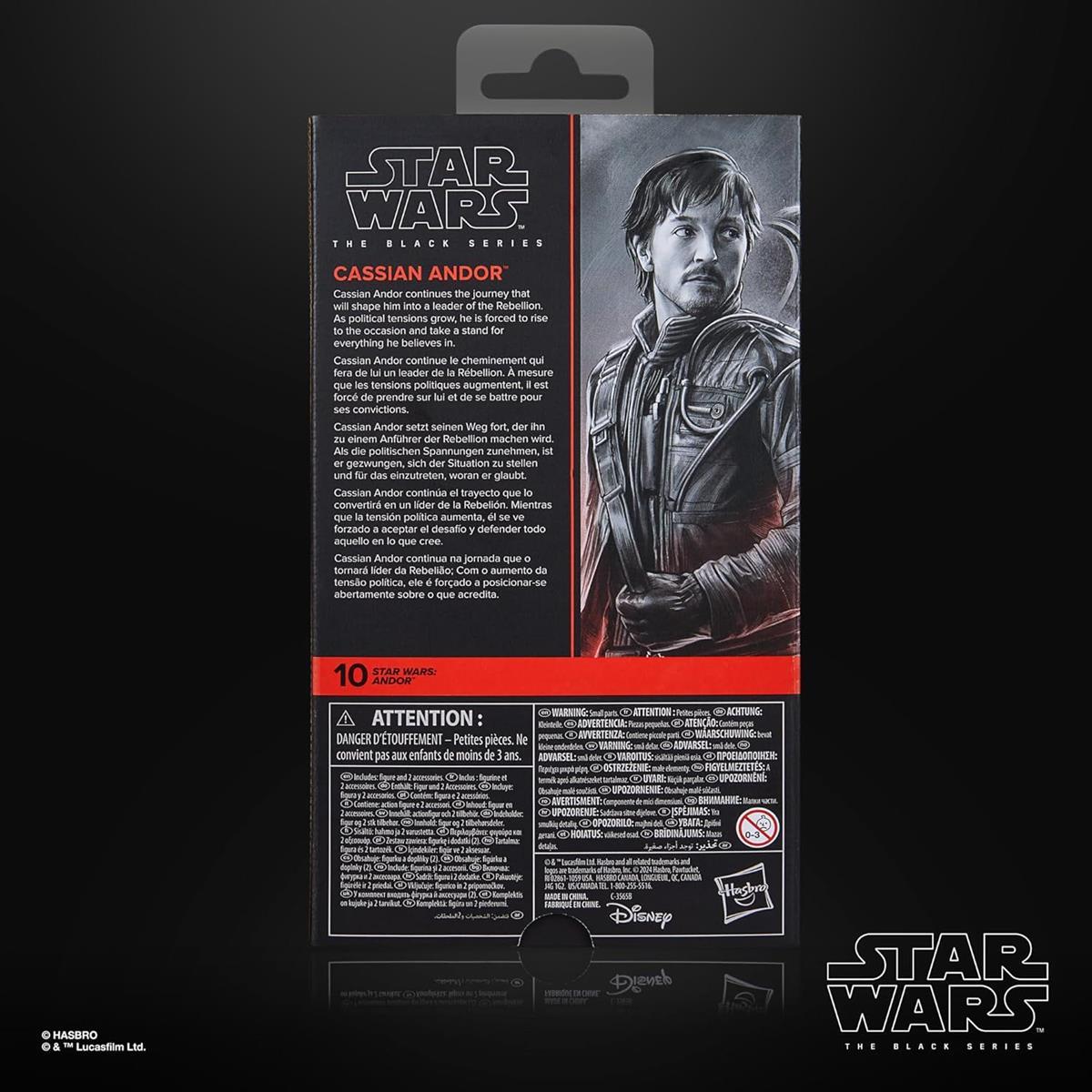 Star Wars The Black Series Cassian Andor Andor Action-Figur zum Sammeln, 15 cm