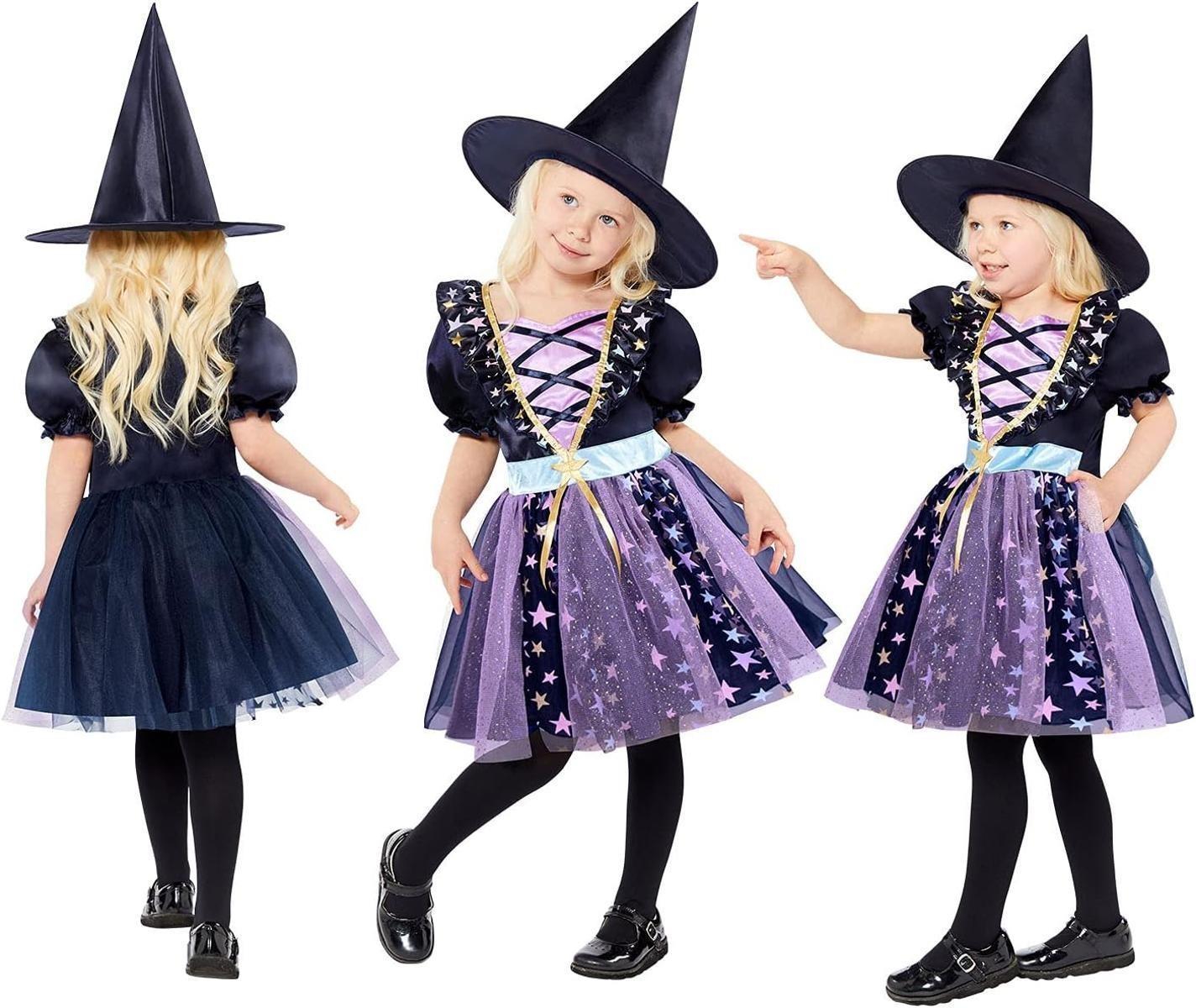 Amscan Mädchen Sternenlicht Hexe Kleid Halloween Kostüm 2-3 Jahre