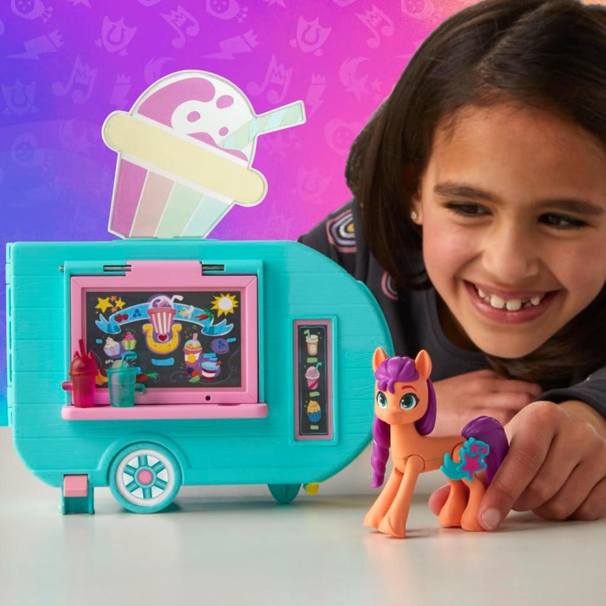 My Little Pony Spielzeug Sunny Starscout Smoothie Truck, kleine Hoof to Heart Ponyfigur