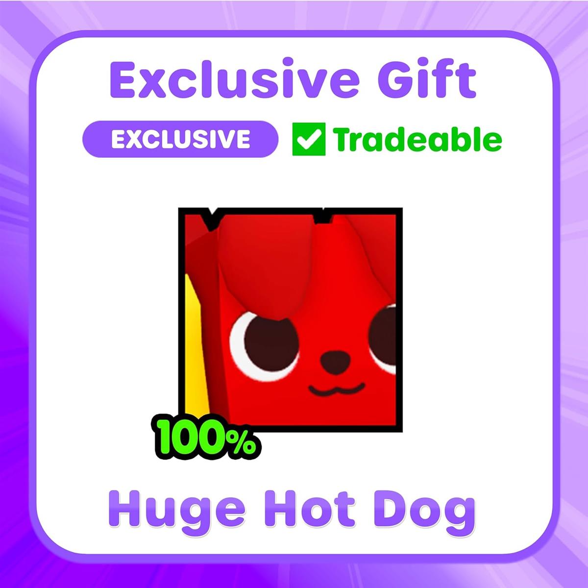 Pet Simulator - Große Tiere - Hotdog - 25 cm