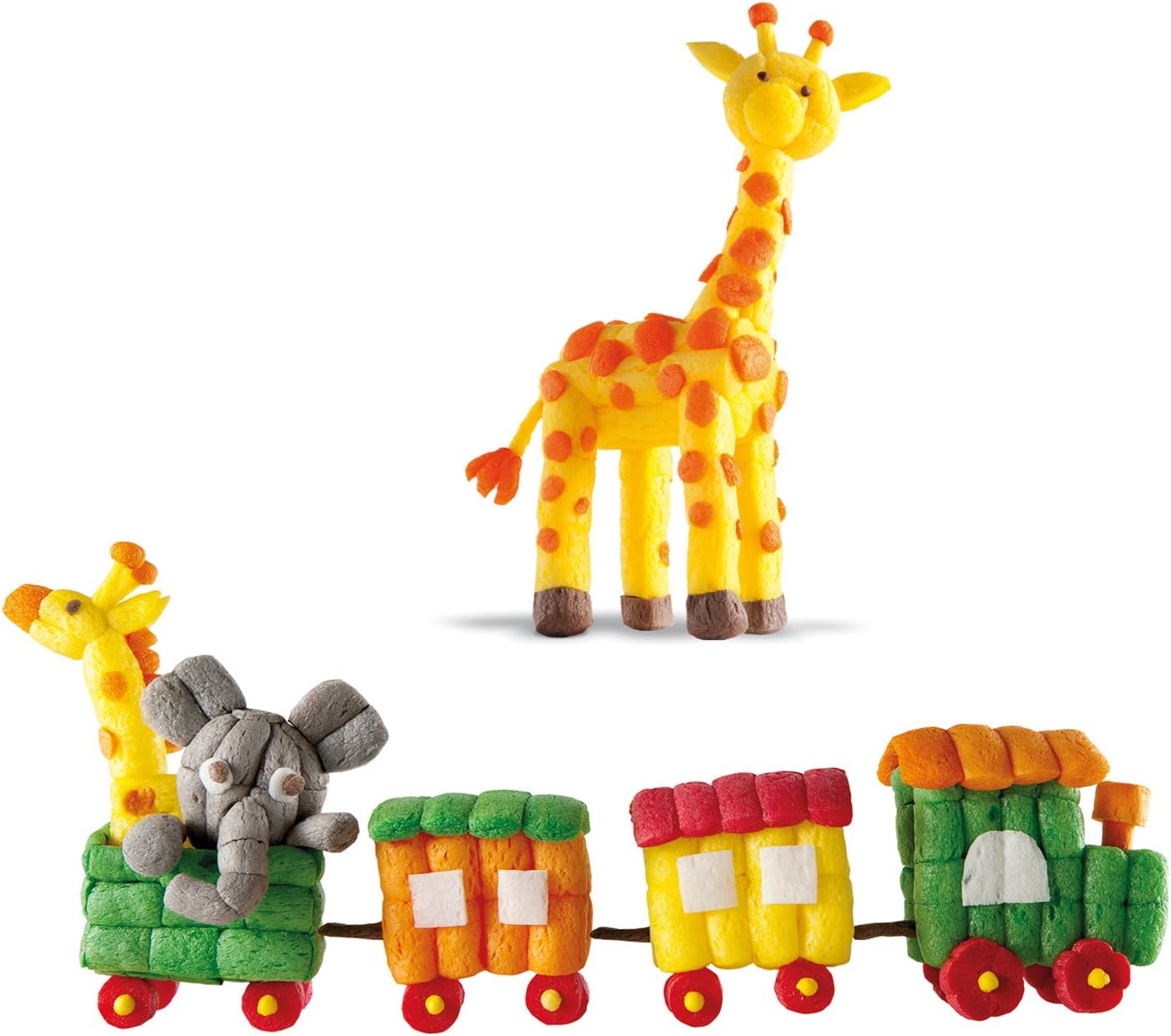 Playmais Basic 500 Bastelset für Kinder ab 3 Jahren | Basteleimer mit über 500 Stück zum Basteln | Natürliches Spielzeug | Fördert Kreativität & Motorik | Geschenk für Mädchen & Jungen