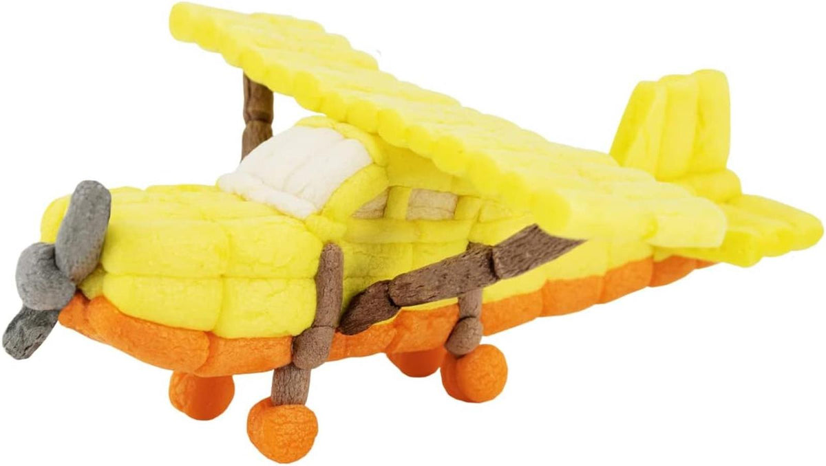 Playmais BASIC My 1st Flight Bastelset für Kinder ab 3 Jahren I Motorik-Spielzeug mit 650 Stück, Zubehör & Anleitung I Natürliches Spielzeug I Fördert Kreativität & Feinmotorik