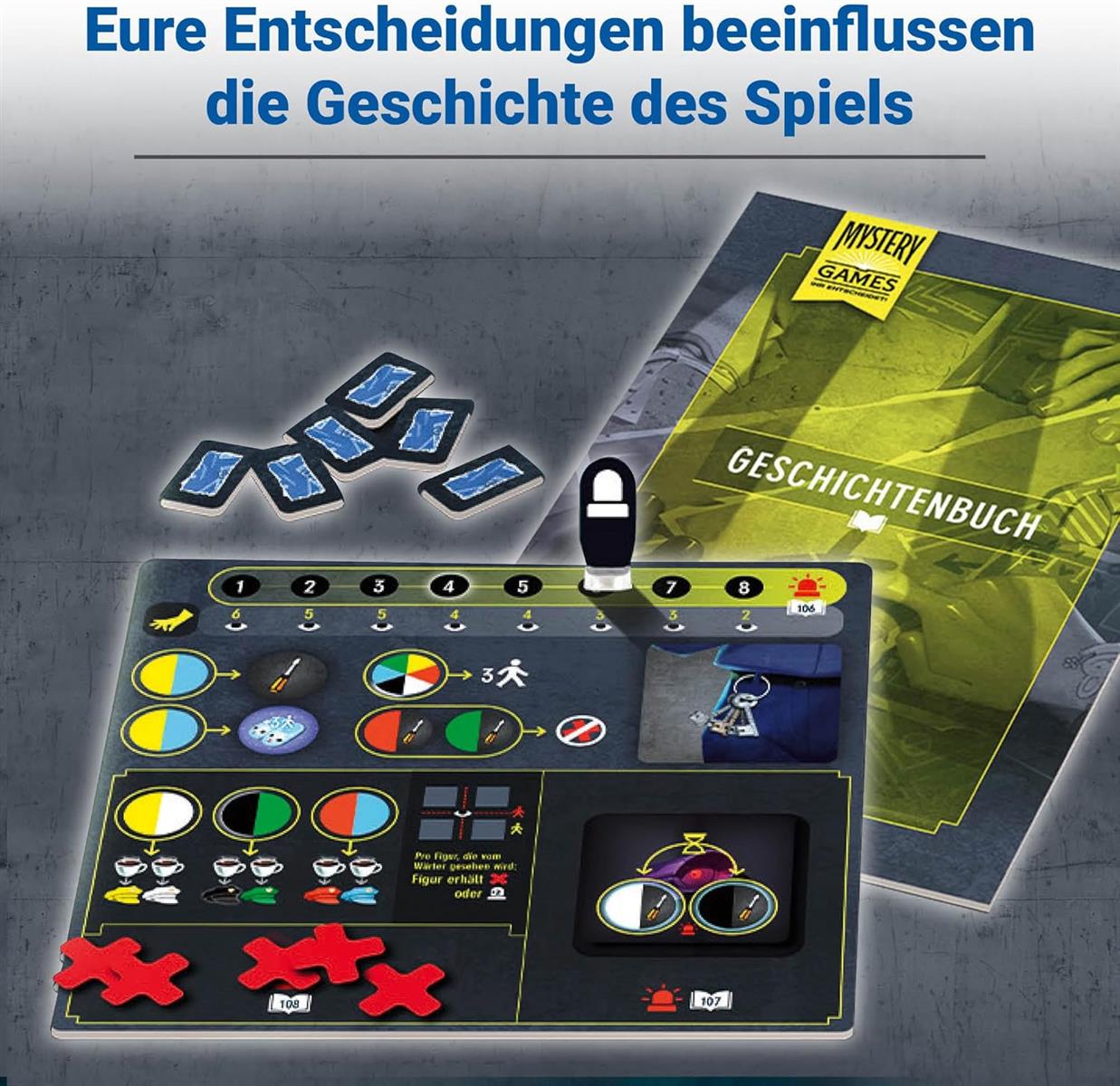Ravensburger Familienspiel 27365 - Mystery Games: Der Ausbruch aus Arazar - Storytelling- und Erlebnisspiel für 2-4 Spieler ab 14 Jahren