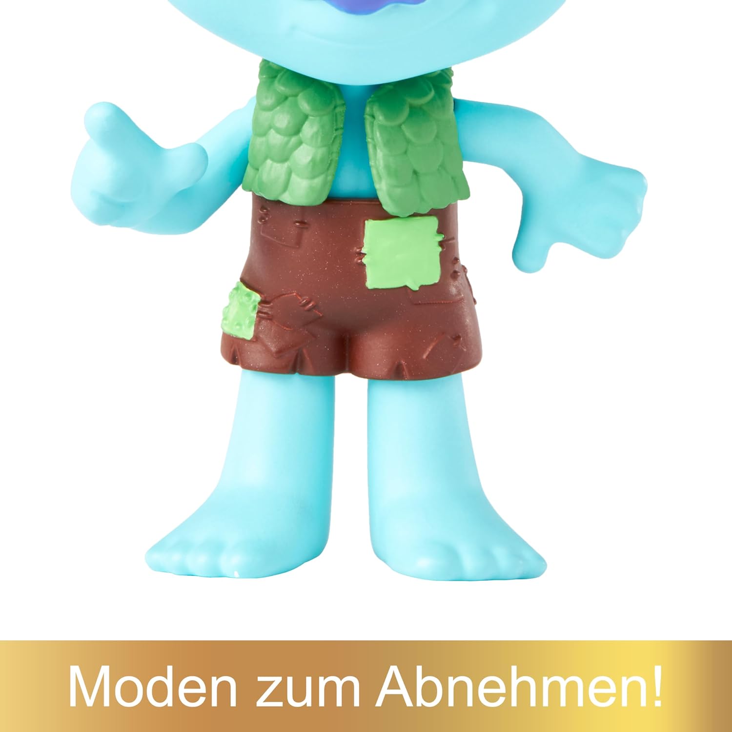 Mattel DREAMWORKS TROLLS Gemeinsam Stark – Königin Poppy, Viva, Branch, Guy Diamond mit Tiny Diamond, Plüschhaar, Mode zum Ausziehen, 5 bewegliche Gelenke, für Kinder ab 3 Jahren, HNF08