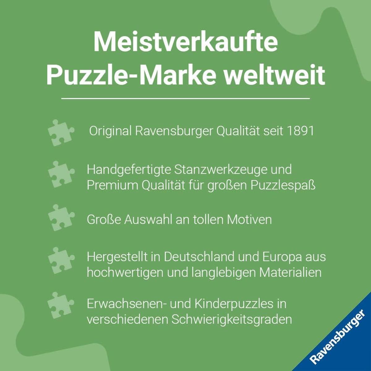 Ravensburger Puzzle 1000 Teile, Challenge Star Wars - Darth Vader und Seine Klonkrieger als herausforderndes Puzzle für Erwachsene und Kinder ab 14 Jahren, Weiß, 27 x 20