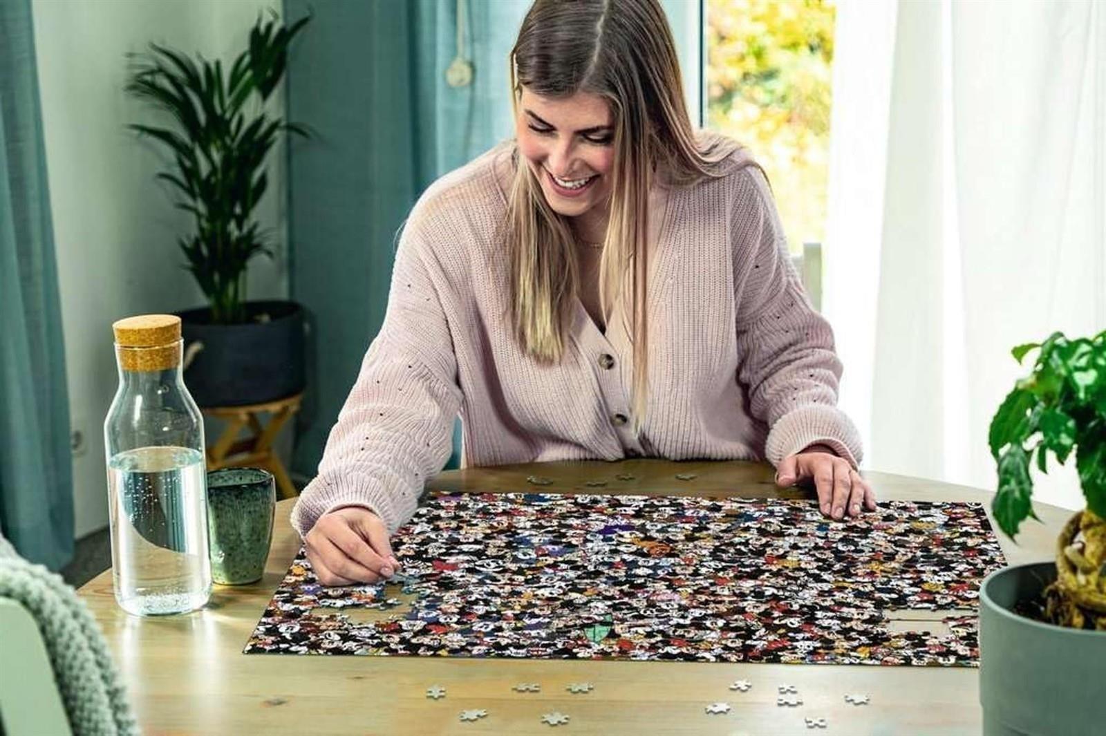 Ravensburger Puzzle 16744 - Mickey Challenge - 1000 Teile Disney Puzzle für Erwachsene und Kinder ab 14 Jahren