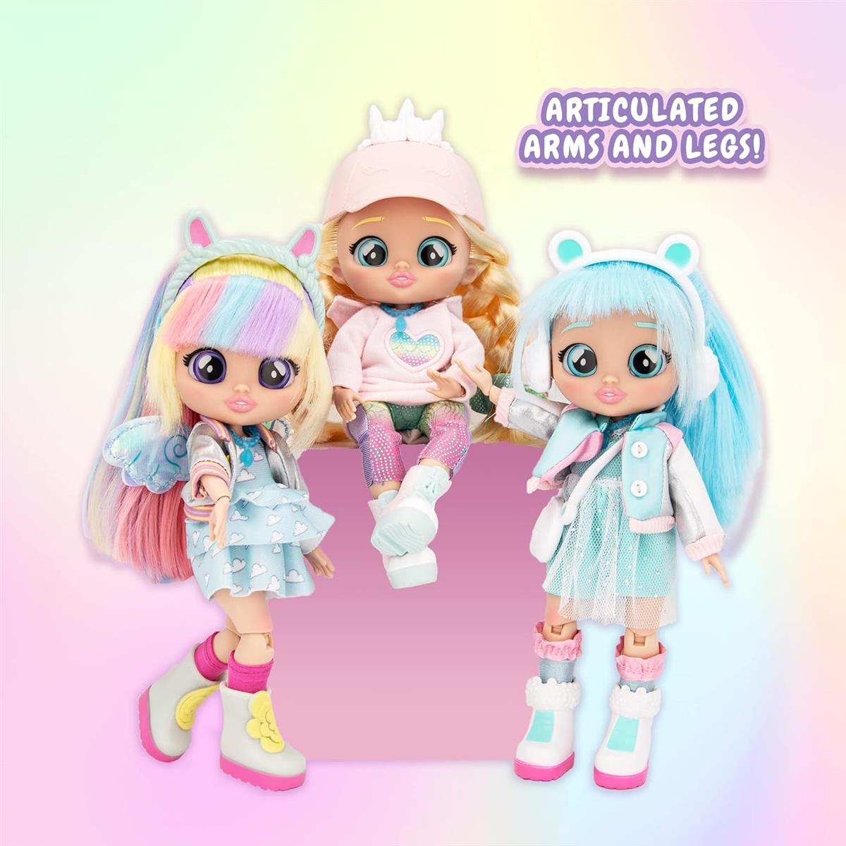 BFF Babys Papageien Stella | Sammlerbare modische Puppe mit Langen Haaren, Stoffkleidung und 9 Zubehör - Spielzeug Geschenk für Mädchen und Jungen +3 Years