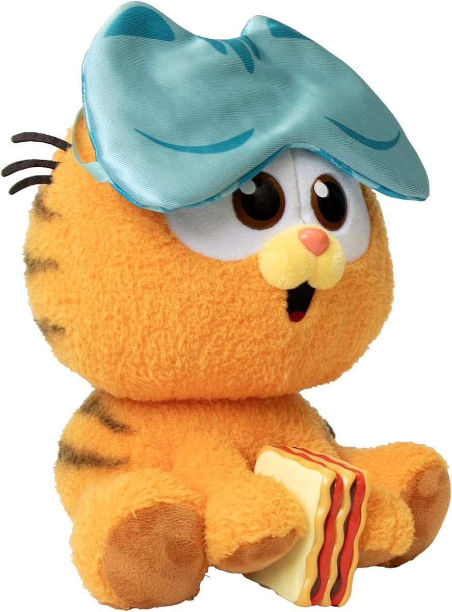 Animagic Baby Garfield, Interaktives Stofftier, Für Kinder ab 3 Jahren, Kuscheliger Garfield Kater, Lass ihn Essen und schlafen, Sensorische Erfahrung