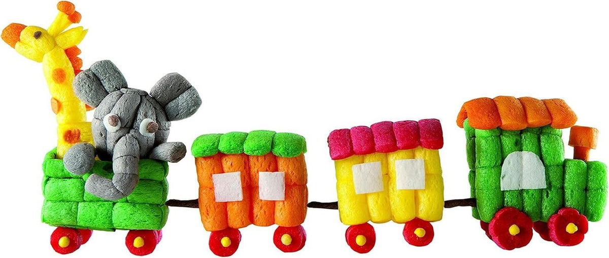 Playmais Basic Medium Bastel-Set für Kinder ab 3 Jahren | Über 300 Stück zum Basteln | Natürliches Spielzeug | Fördert Kreativität & Motorik | Geschenk für Mädchen & Jungen