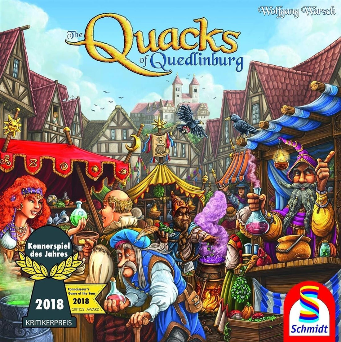 Schmidt, Quacks of Quedlinburg, Brettspiel Englische Ausgabe 10+ 2-4 Spieler